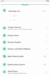 Blue WhatsApp color setting
