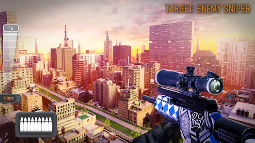 Sniper 3D MOD APK v6.43.0 (Menu, VIP, Money, Ammo)