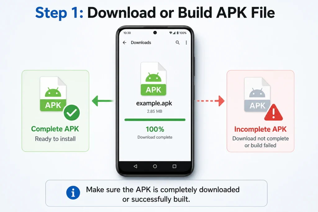 Download or Build APK File